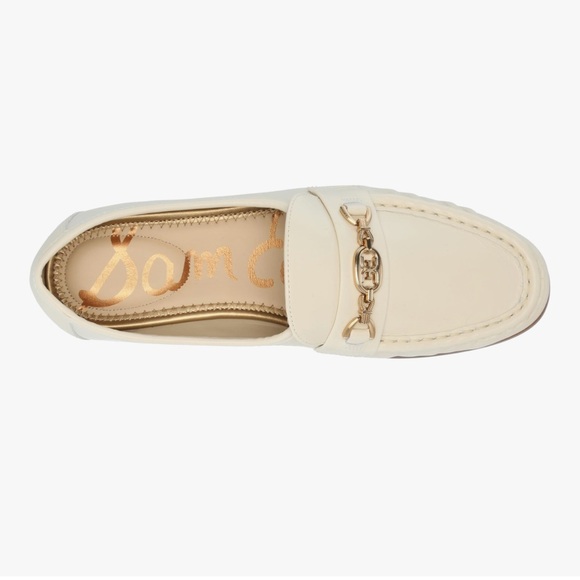 Sam Edelman Shoes - Sam Edelman Cream Leather Loafers